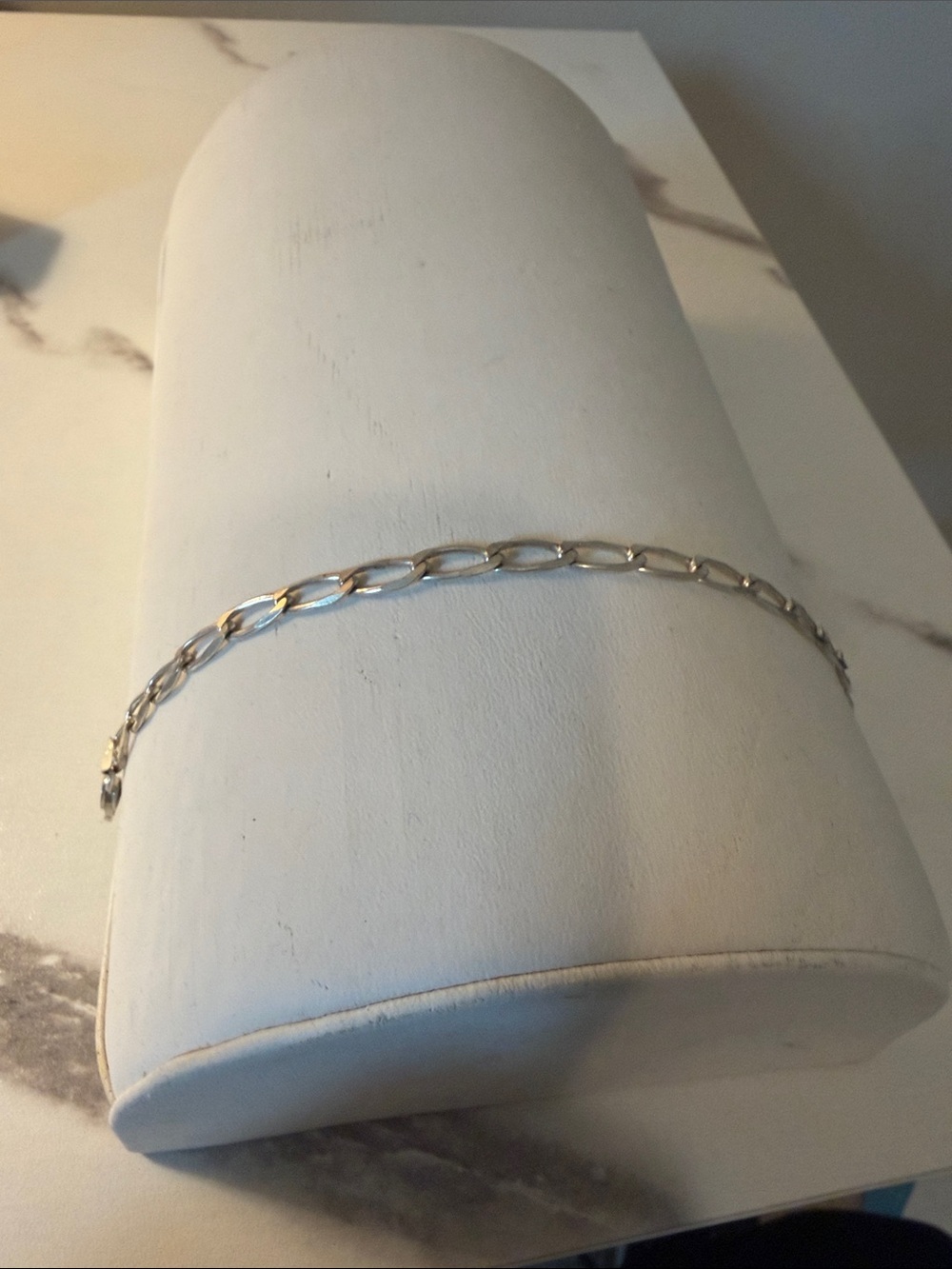 Sterling Silver Figaro Chain Bracelet‎ - Silver